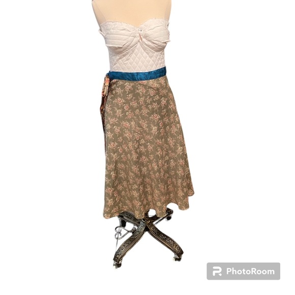 Vintage Boho reversible sari wrap skirt - Picture 4 of 14